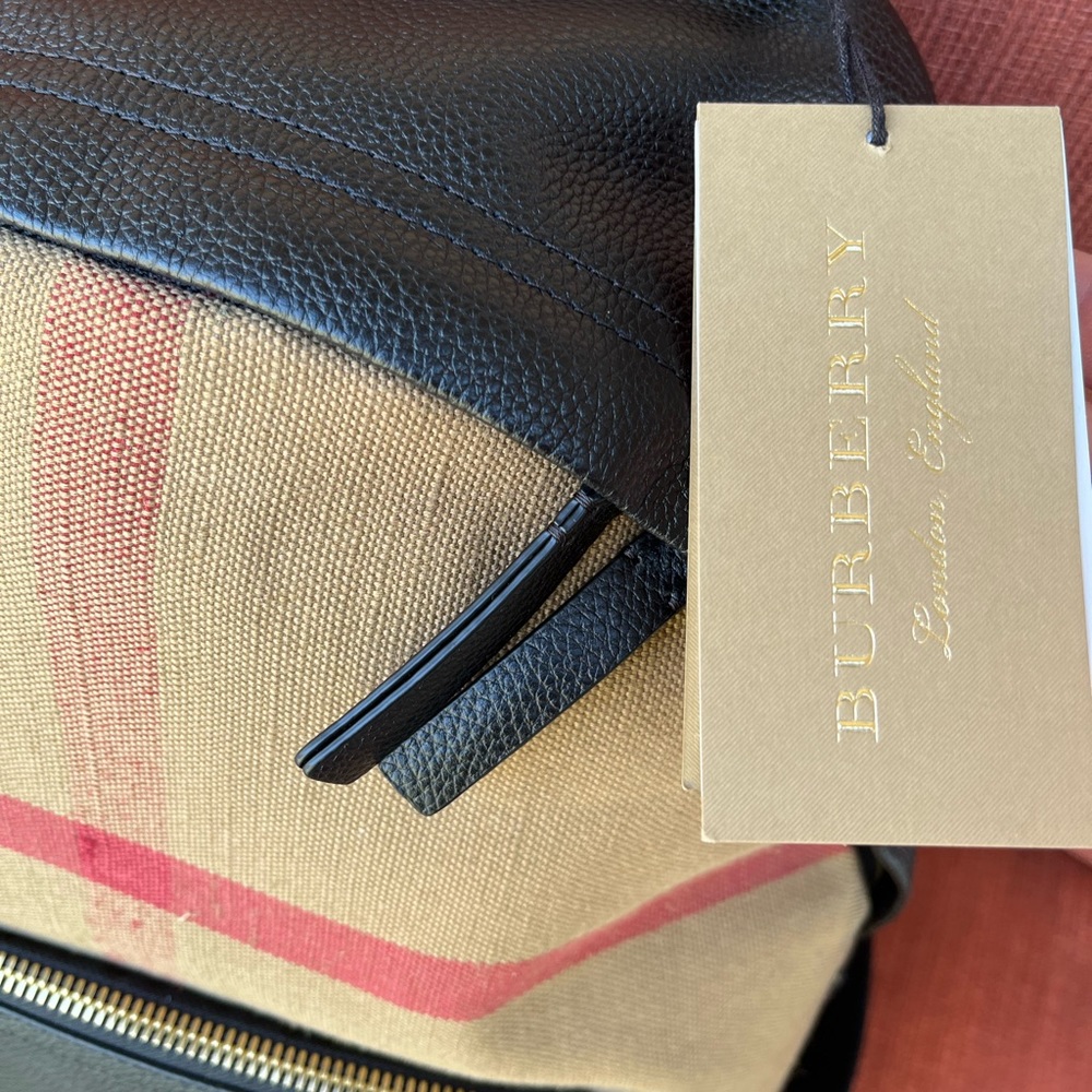 Burberry canvas backpack